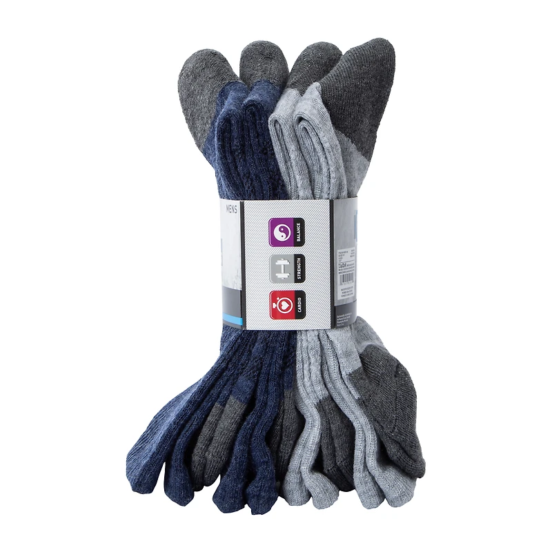 Young Men's Series-8 Fitness™ Performance Crew Socks 4-Pack