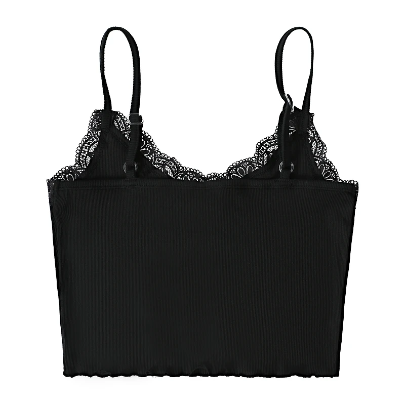 Juniors Ribbed Tank Top