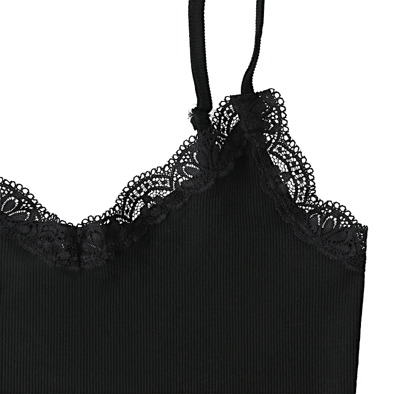 Juniors Ribbed Tank Top