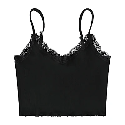 Juniors Ribbed Tank Top