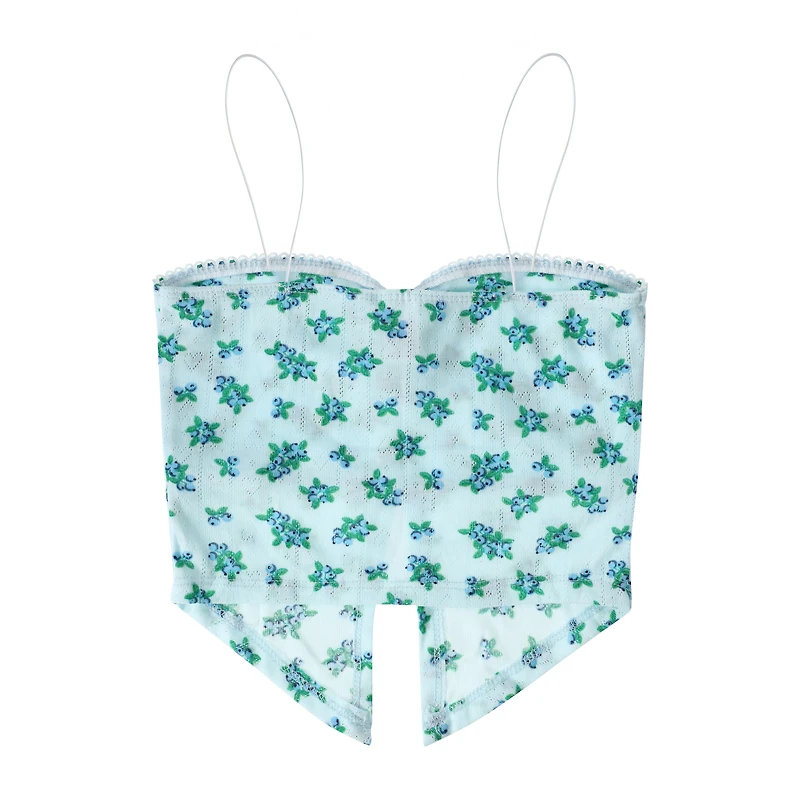 Juniors Pointelle Flyaway Tank