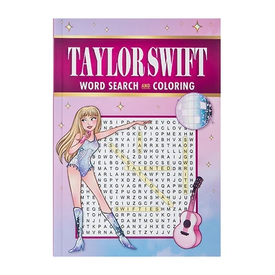Taylor Swift Word Search & Coloring Book