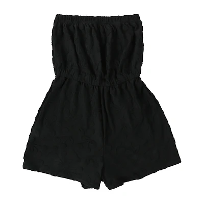Juniors Embossed Terry Romper
