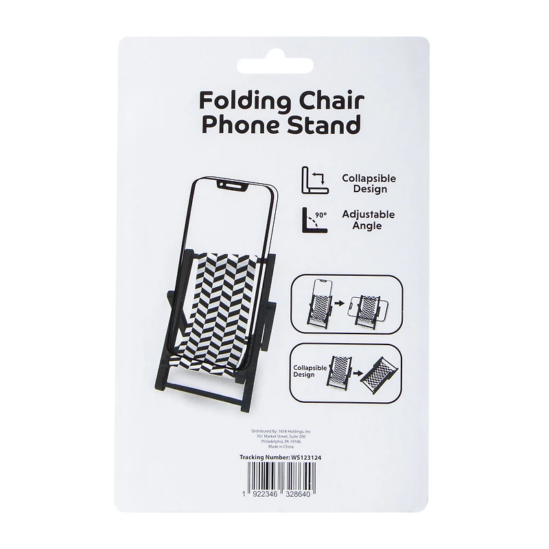 Folding Chair Phone Stand 4in x 4.53in