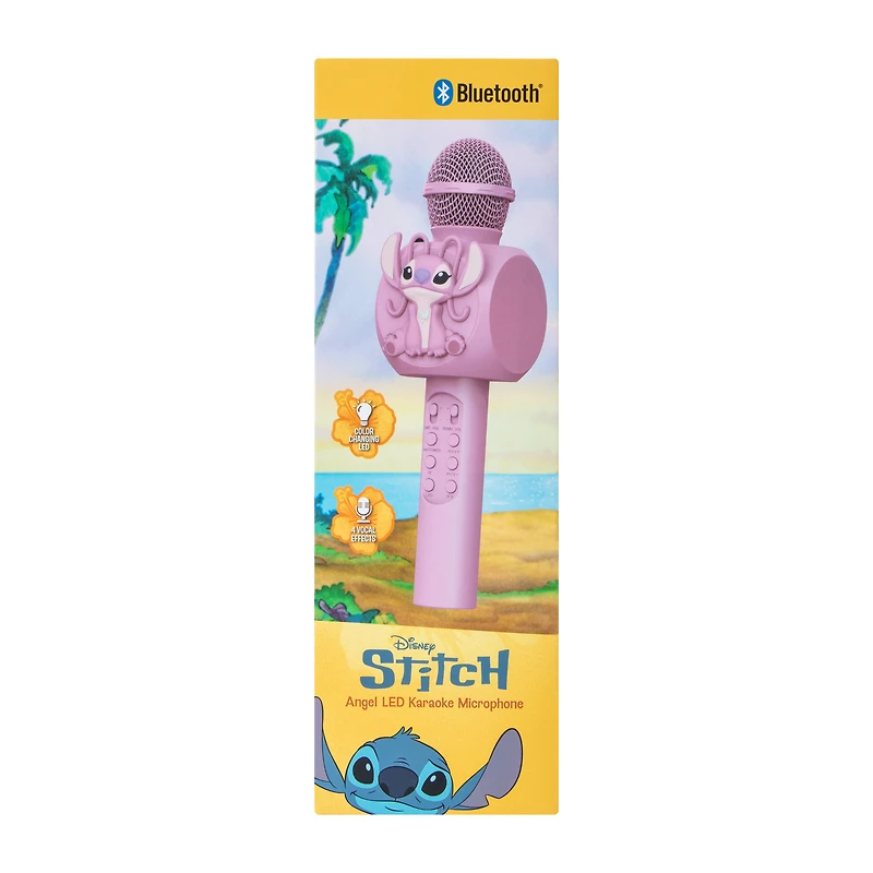 Disney Stitch Bluetooth® LED Karaoke Microphone