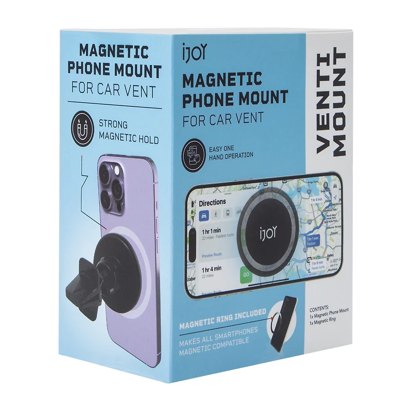 Magnetic Phone Mount For Car Vent