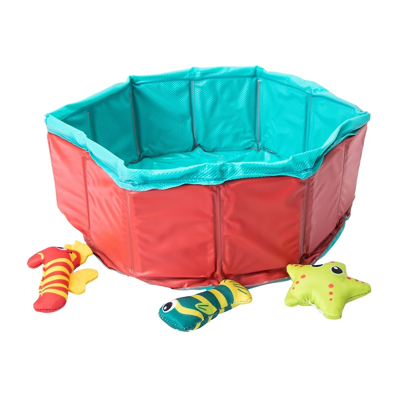 Pawsitively Fun! Cat Pool & Floating Toy Set