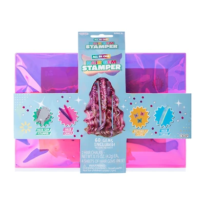 All In One Hair Gem Stamper Set