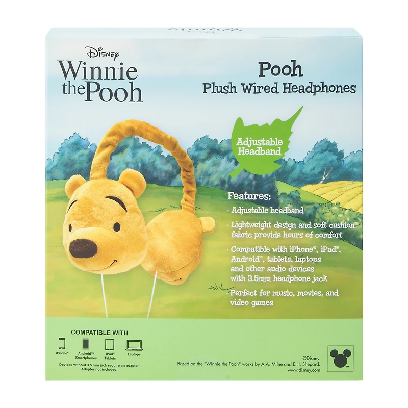 Disney Winnie The Pooh - Pooh Plush Wired Headphones