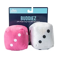 Pet Dice Plush Toy 2-Pack