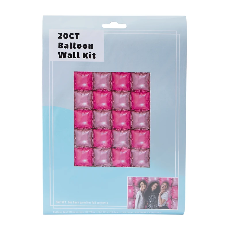 Balloon Wall Kit 20-Count Set