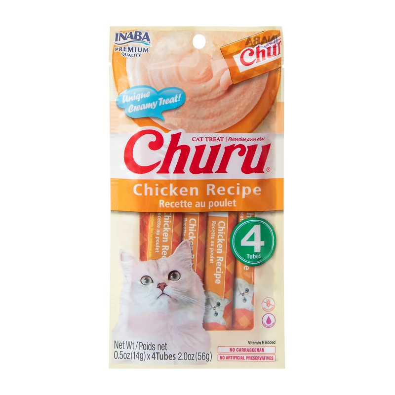 Churu® Chicken Recipe Cat Treat 4-Pack