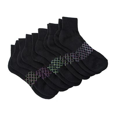 Juniors Series-8 Fitness™ Performance Qtr Crew Socks 5-Pairs