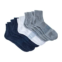 Young Mens Series-8 Fitness™ Performance Qtr Crew Socks 5-Pairs