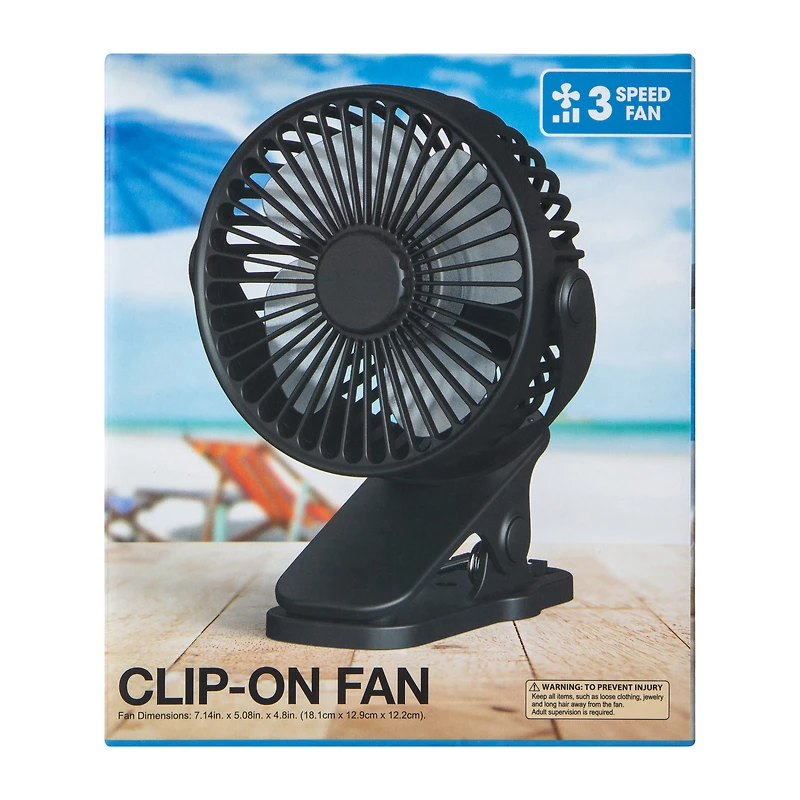 Beach Clip-On Fan