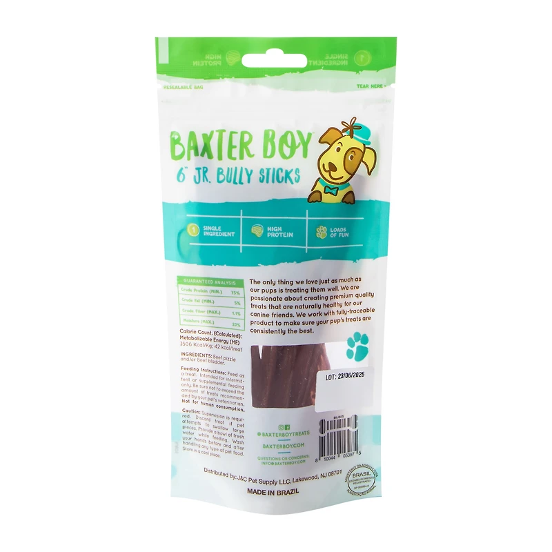 Baxter Boy™ Jr. Bully Sticks 5-Pack