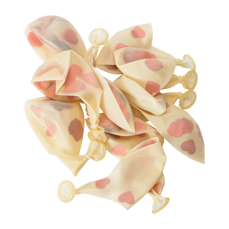 Heart Filled Balloons 10-Count