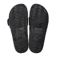 Juniors Sole Mates Black Buckle Sandals