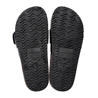 Juniors Sole Mates Black Buckle Sandals