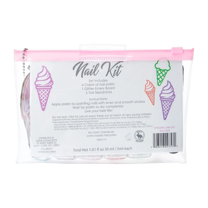 Ice Cream Nail Kit 1.01oz