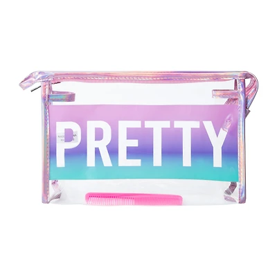 Holographic Pretty Cosmetic Bag
