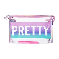 Holographic Pretty Cosmetic Bag