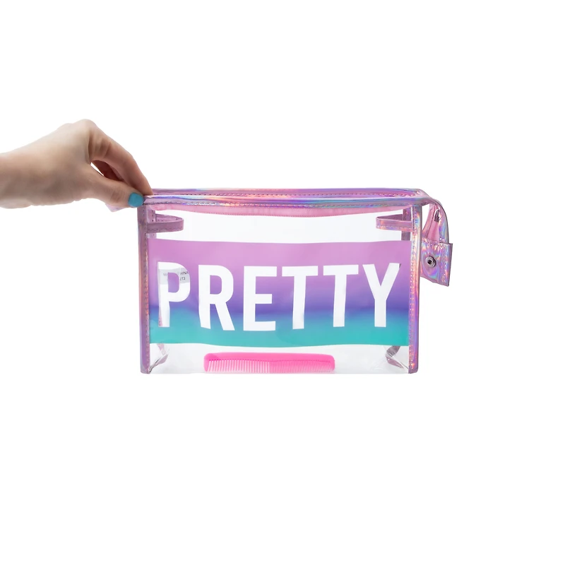 Holographic Pretty Cosmetic Bag