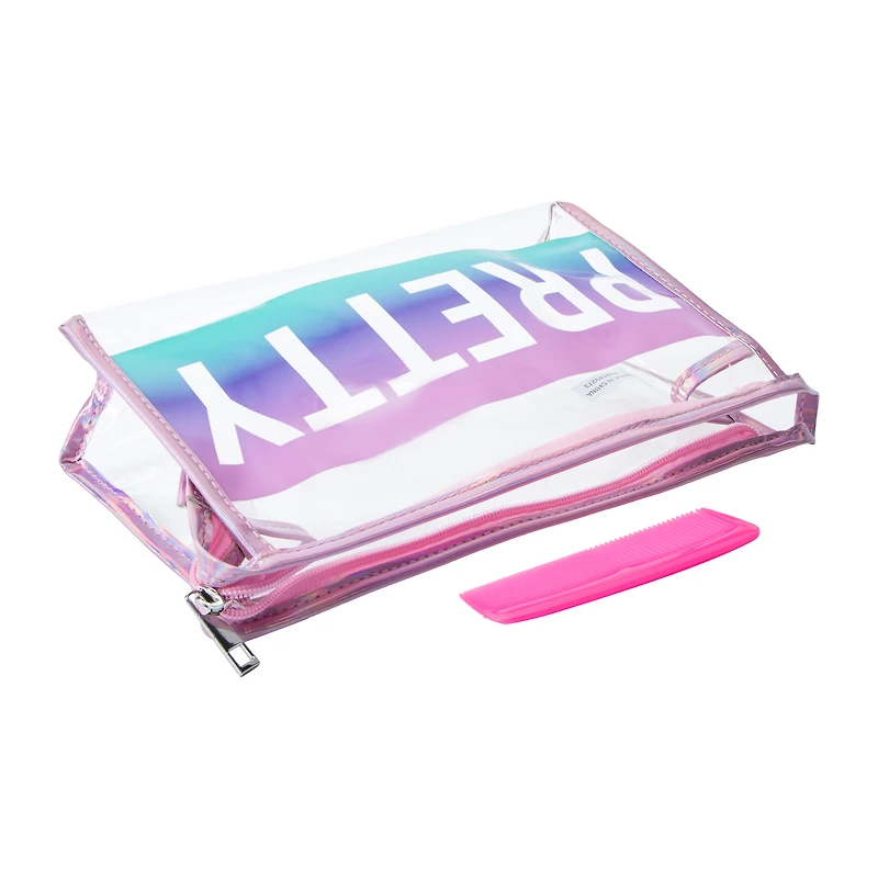 Holographic Pretty Cosmetic Bag