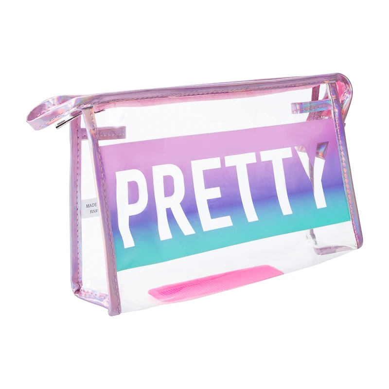 Holographic Pretty Cosmetic Bag