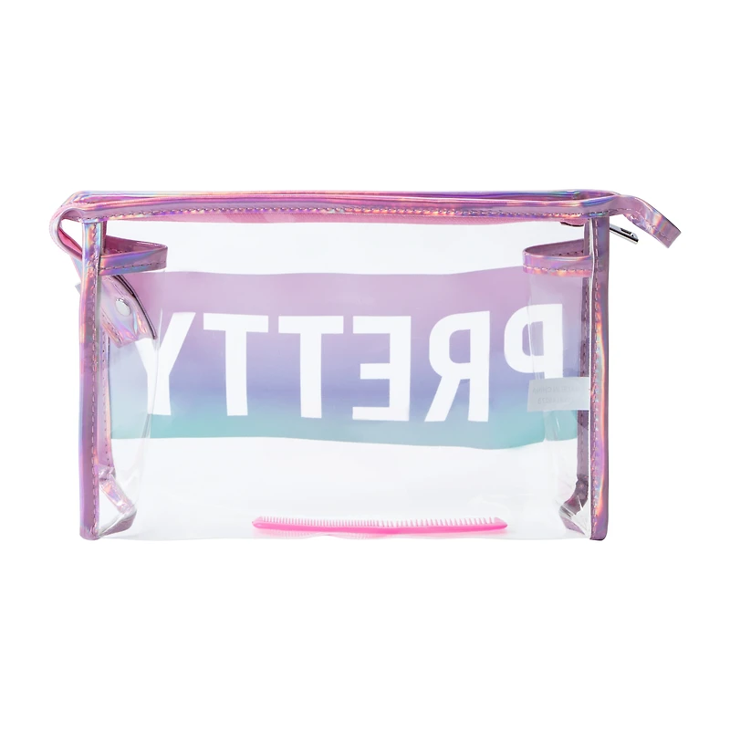 Holographic Pretty Cosmetic Bag