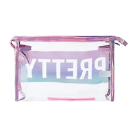 Holographic Pretty Cosmetic Bag