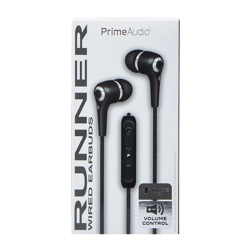 Runner Wired Earbuds With Mic
