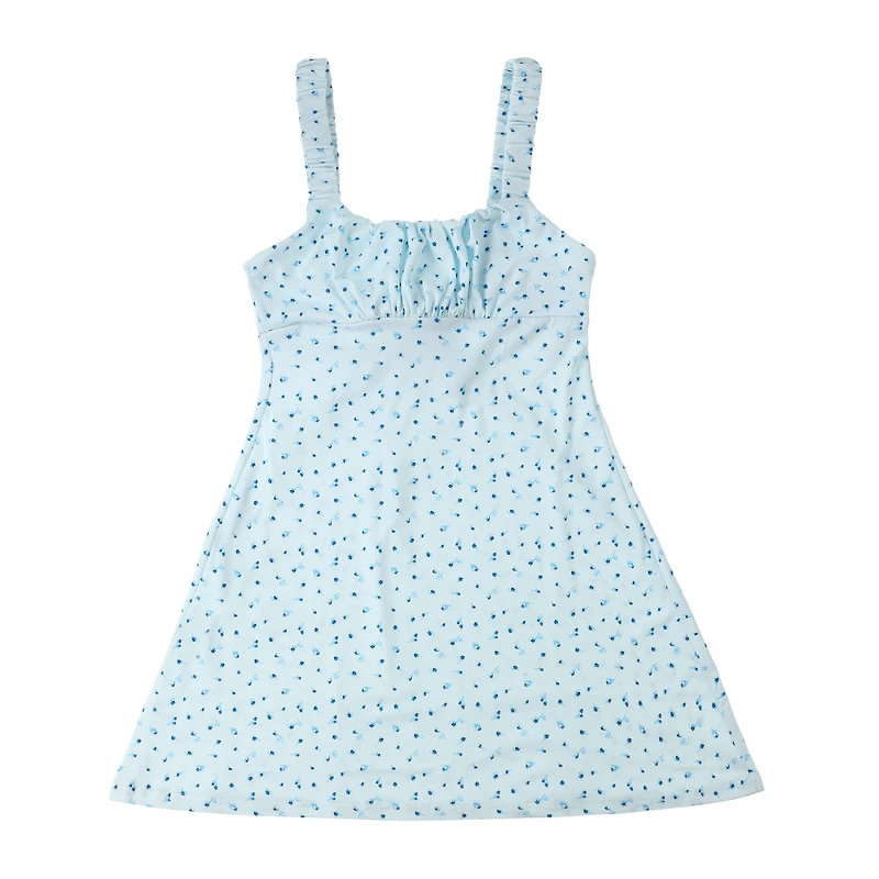 Juniors Bow Back Mini Dress