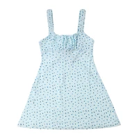 Juniors Bow Back Mini Dress