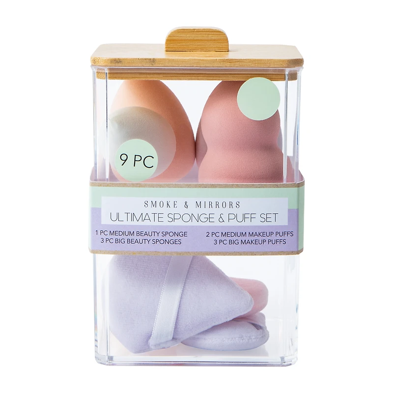 Smoke & Mirrors Ultimate Sponge & Puff Set 9-Pcs