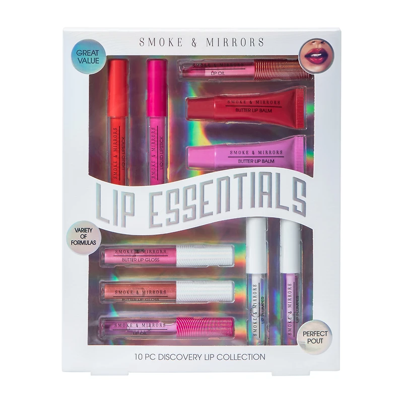 Smoke & Mirrors Lip Essentials Discovery Lip Collection 10-Piece