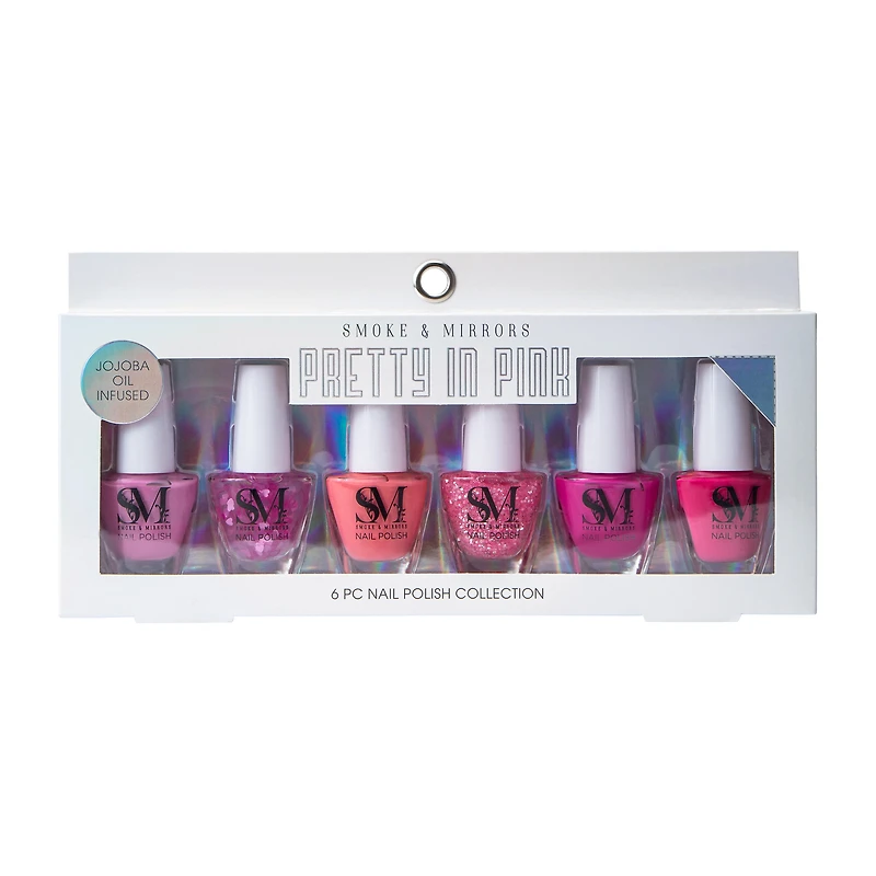 Smoke & Mirrors Pretty In Pink Nail Polish Collection 6-Pack