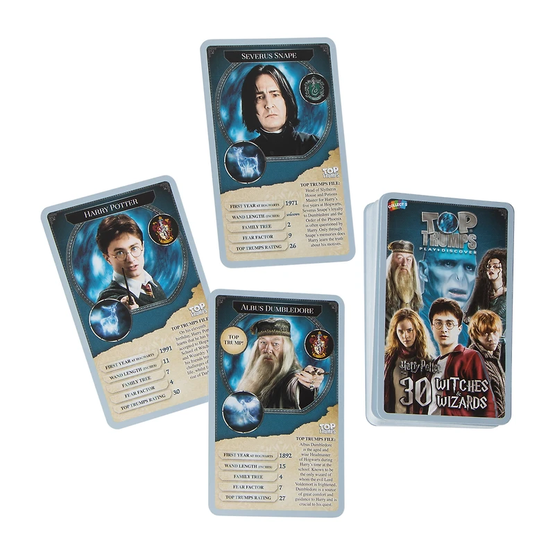 Top® Trumps Harry Potter 30 Witches & Wizards Cards