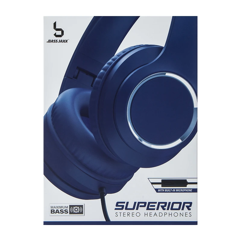 Superior Stereo Headphones With Mic
