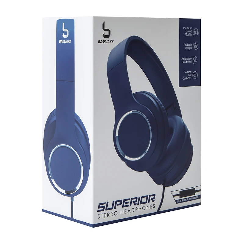 Superior Stereo Headphones With Mic
