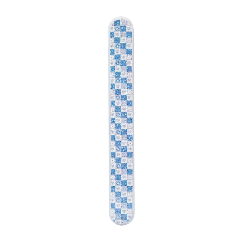 Blue Checks Nail File