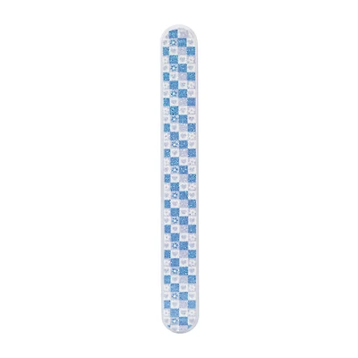 Blue Checks Nail File