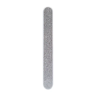 Silver Glitter Nail File
