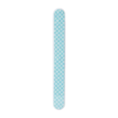 Blue Glitter Checkered Naile File