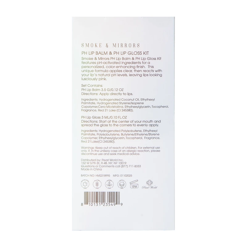 Luscious Lips PH Lip Balm & PH Lip Gloss Kit 2-Pack