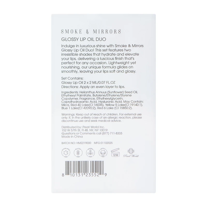 Luminous Lips Glossy Lip Oil 2-Pack