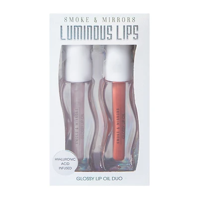 Luminous Lips Glossy Lip Oil Duo Pack