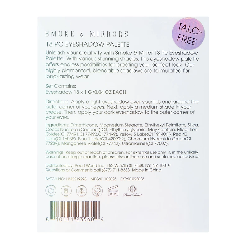 Pink Obsession Eyeshadow Palette 18-Pc