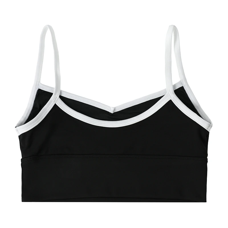 Juniors Sweatshirt Sports Bra