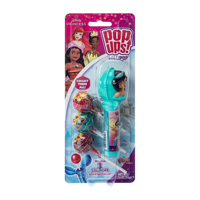 Disney Princess Pop Ups!® Flix™ Candy 1.26oz (Styles May Vary)